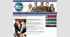 Desktop Screenshot of etechnicalstaffing.com